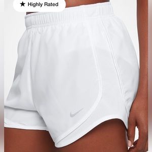 nike tempo- girls Brief-Lined Running Shorts size large